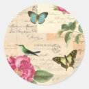 Suche nach vintage schmetterlinge aufkleber Rose
