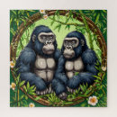 Suche nach gorillas puzzle Dschungel