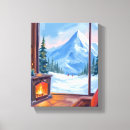 Suche nach kamin leinwandbilder Winter
