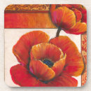 Suche nach mohnblumen untersetzer Blumenmuster
