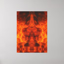 Suche nach schädel leinwand Flammen