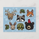 Suche nach waldtiere postkarten Kinder