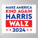 Suche nach walze poster Kamala für den präsidenten