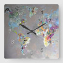 Suche nach welt wanduhren Kontinente