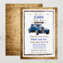 Suche nach vintage autos einladungen Babydusche