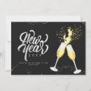 Suche nach party neujahrskarten Schwarz und gold