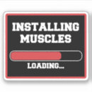 Suche nach muskeln aufkleber Fitness
