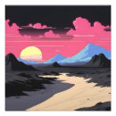 Suche nach rosa sonnenuntergang poster Wohngestaltung