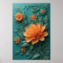 Suche nach orange blüte poster Design