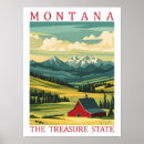 Suche nach montana staat poster Reise