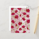 Suche nach rosa blumenmuster postkarten Blumenpostkarte