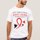 Suche nach welt aids tag tshirts Rot
