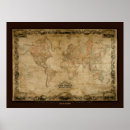 Suche nach old world map poster Weltkarten