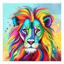 Suche nach löwe foto poster Aquarell
