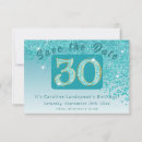 Suche nach 30 geburtstag save the date Glitzer
