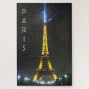 Suche nach paris eiffelturm puzzle Nacht