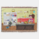 Suche nach frühstück decken Cartoon