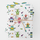 Suche nach roboter für kinder geschenkpapier Science fiction