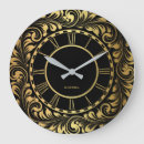 Suche nach schwarzes und gold wanduhren Monogramm
