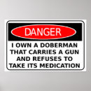 Suche nach dobermanns poster Lustig