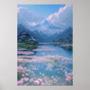 Suche nach rosa haus poster Landschaft