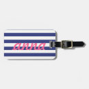 Suche nach blaue und weiße streifen gepäckanhänger Für sie