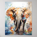 Suche nach bunter elefant poster Wild