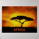 Suche nach afrikanische landschaft poster Baum