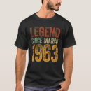 Suche nach legende seit 1963 tshirts Vintag
