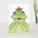 Suche nach frosch mit krone karten Aquarell