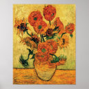 Suche nach fünfzehn sonnenblumen poster Vase