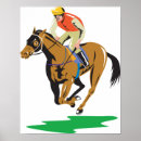 Suche nach pferderennen poster Jockey