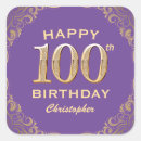 Suche nach 100 jahre alte waren aufkleber Geburtstag
