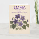 Suche nach veilchen karten Februar geburtsblume