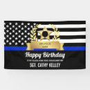 Suche nach polizei banner Dünne blaue linie