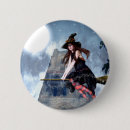 Suche nach hexe auf besen buttons Mond