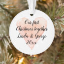 Suche nach 1 weihnachten zusammen ornamente Paar