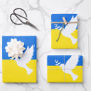 Suche nach frieden geschenkpapier Ukrainisch