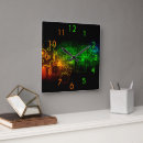 Suche nach grün und schwarzes wanduhren Für kinder