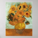 Suche nach vase mit zwölf sonnenblumen poster 1889