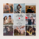 Suche nach liebe i puzzle Foto collage