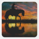 Suche nach cowboy silhouette aufkleber Western