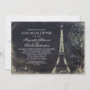 Suche nach vintager eiffel turm einladungen Französisch