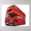 Suche nach roter bus poster Doppeldecker