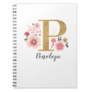 Suche nach buchstabe p notizbuch Monogramm