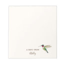 Suche nach kolibris notizblock Wild lebende tiere