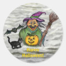 Suche nach hexe und katze aufkleber Für kinder