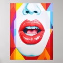 Suche nach red lips poster Glamour
