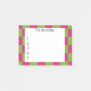 Suche nach rosa kariert post it Rosa und grün