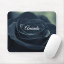 Suche nach rose auf schwarzem mousepads Blume